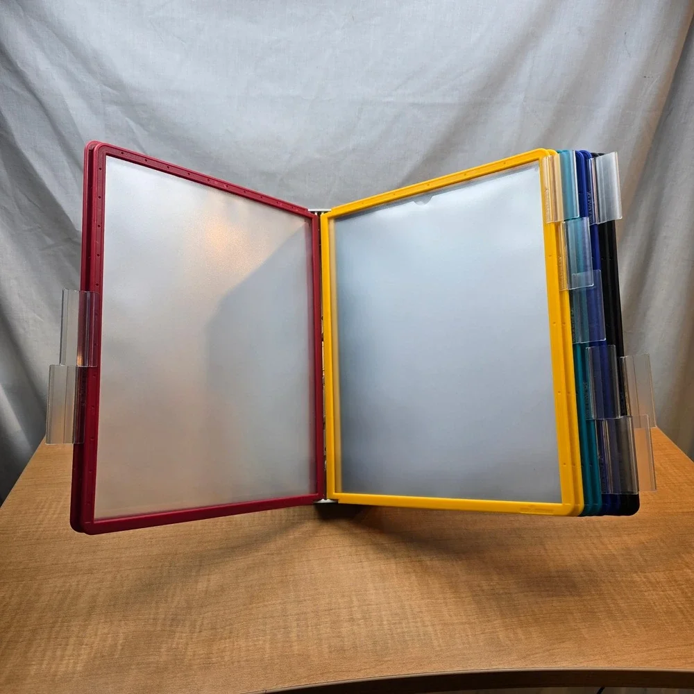 Pocket Reference System 20-Sheet Display Organizer Sturdy Expandable Storage